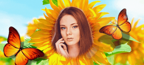 🌻Blossom To The Fullest With Your Beautiful Face On This Sunflower😉