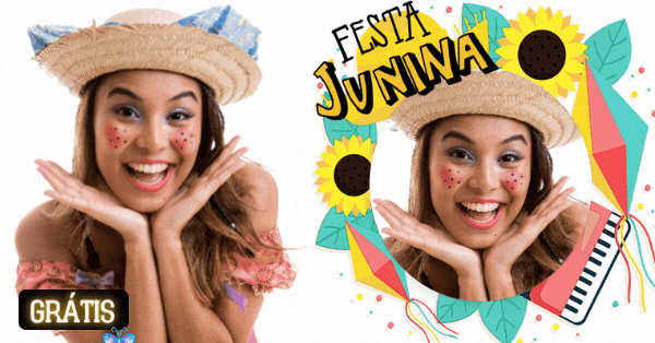 Crie Uma Linda Foto De Perfil De Festa Junina Agora! 100% Gr&aacute;tis!