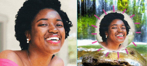 Voc&ecirc; Est&aacute; Deslumbrante Nessa Bolha de Sab&atilde;o na Frente de Uma Cachoeira