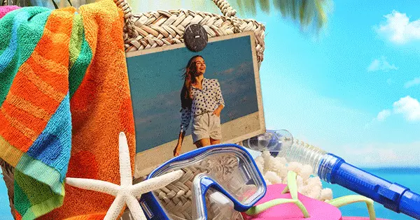 Aggiungi Le Foto Della Tua Estate In Spiaggia Con Il Mare Blu