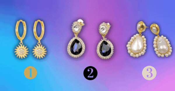 Choose your favorite earrings and find out what type of woman you are