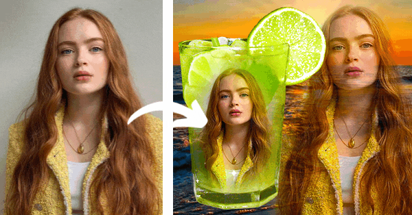 PIP Effect - Make A Fantastic Juice Cup Photo Of Yourself And Share It!