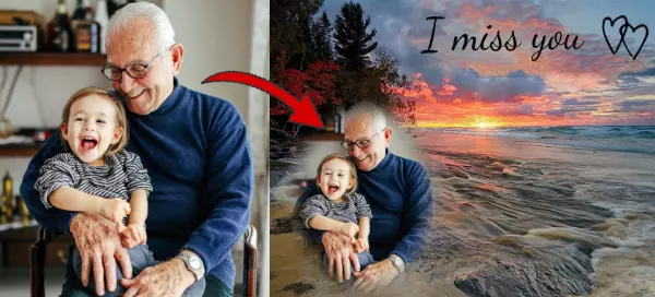 Uma Linda Montagem Amorosa! Venha Fazer Sua Pr&oacute;pria Montagem E Eternizar Uma Lembran&ccedil;a Linda!