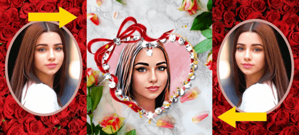 💖Your Photo Gets An Artistic Flair With This Heart Frame