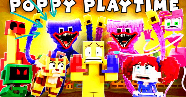 &iquest;Qui&eacute;n Ser&iacute;as En Un Cruce De Poppy Playtime Y Minecraft?