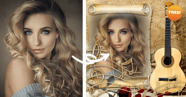 Are You A Music Lover? - Add This Lovely Music Frame To Your Profile Photo!