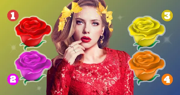 A Rosa Que Voc&ecirc; Escolher Revelar&aacute; Quando Seu Desejo Se Tornar&aacute; Realidade!