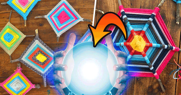 Make A God's Eye And It Will Let You See Your Fortune!