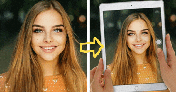 Scatta Una Bella Foto Di Te Con L'Ipad