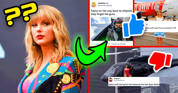 Rate These Taylor Swift Private Jet Memes And We'll Tell You If You're A Meme God Or Not!