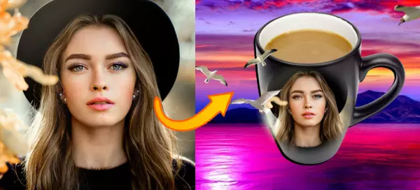 See Yourself In A Coffee Cup In The Sunset