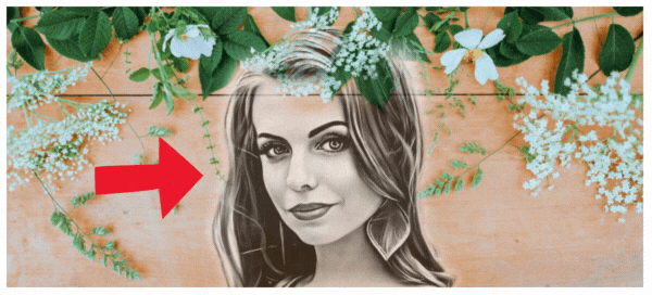 ✏️See Your Sketch Underneath These Pretty Flowers For Free!