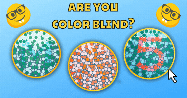 Color Blind Test | Time To See If You Have Color Blindness Or Not! 🤓