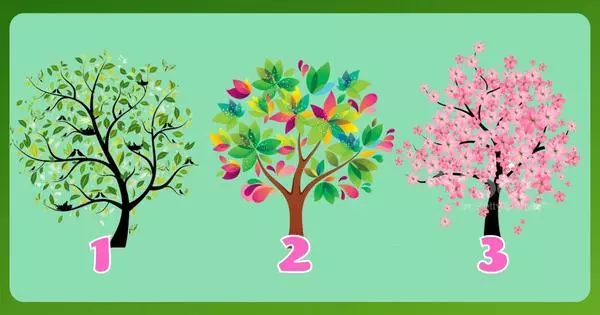 Escolha A &Aacute;rvore De Primavera Mais Bonita Para Receber Uma Mensagem Importante