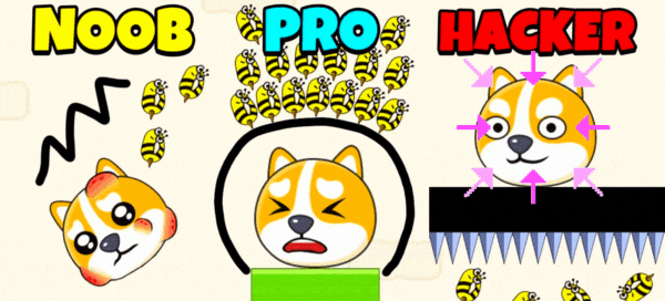 &iquest;Qu&eacute; Tan H&aacute;bil Eres En X-Hero Save The Doge, Novato, Profesional O Hacker?