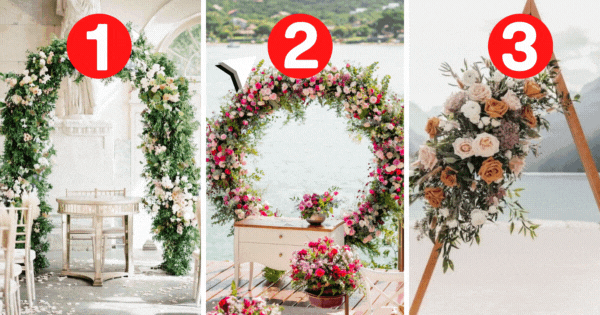 Caminhe Por Um Arco De Flores De Casamento E Descubra Um Fato Sobre O Seu Futuro Amoroso!