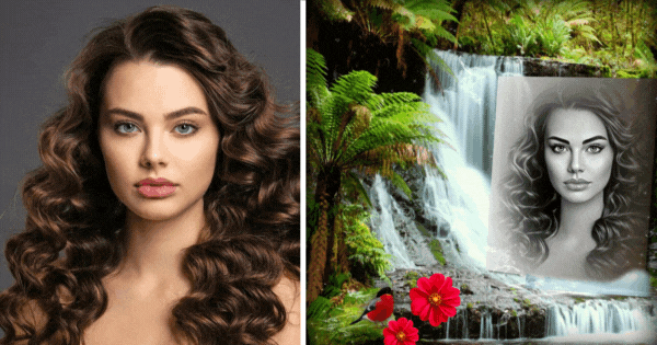 Fantastic Waterfall Painting Effect | Add Your Photo Here!