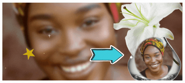 🌼Your Picture In A Flower Vase And Blurred Background