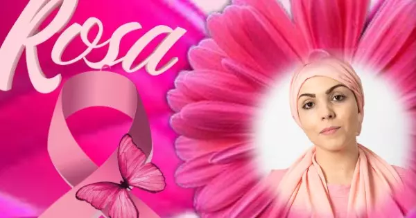 Breast Cancer Awareness Frame|Show Your Hope And Support With Pink Ribbon With Wings