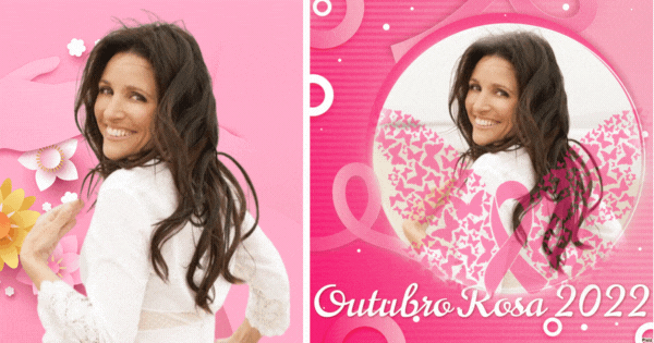 🎀 Efeito Da Foto | Outubro Rosa 2022 | Celebre A Vida Com A Fita Rosa Borboleta!