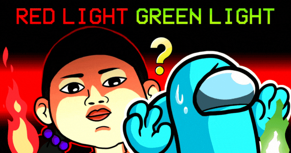 Would You Survive The Red Light Vs Green Light Game In The Squid Game & Among Us Crossover?