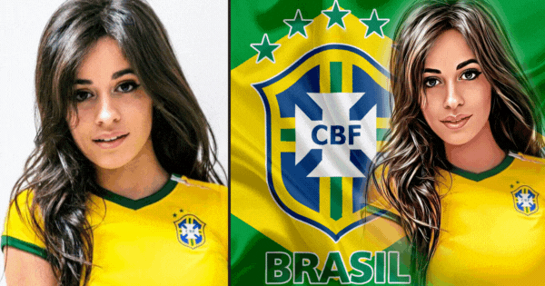 ⚽ Show Your Support For Brazil | Draw Your World Cup Caricature 💚💛