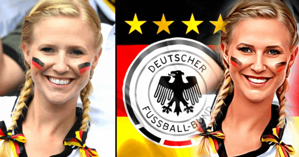 ⚽ Support German With New Profile Pic | FIFA World Cup Caricature
