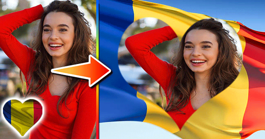 Wonderful Romanian Flag Frame For You |Show Proud Of Your Country
