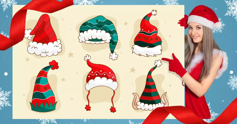 Escolha Um Gorro De Natal M&aacute;gico Para Saber Sua Melhor Personalidade!