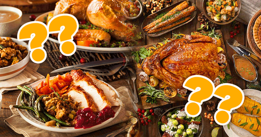 I'll Tell You Which Thanksgiving Dish You Are If You Pick A Food In Every Colour.