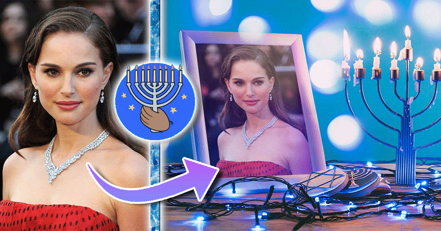 Boldog hanuk&aacute;t! Helyezze f&eacute;nyk&eacute;p&eacute;t ebbe a keretbe