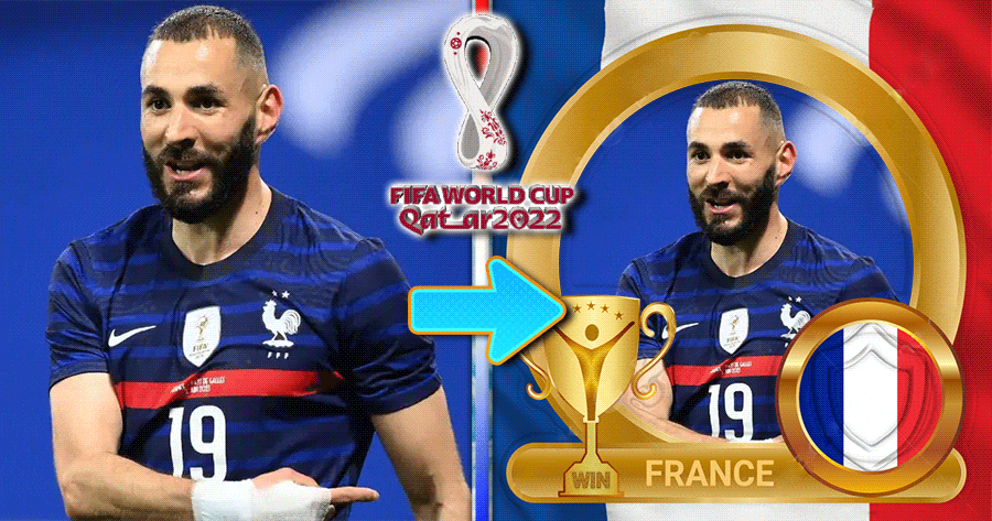 Support France Team World Cup 2022|Click Here To Add Your Pic