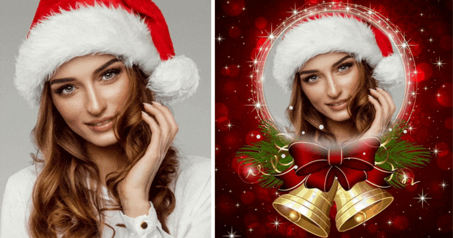 🎅 Traga o Natal para suas fotos agora!