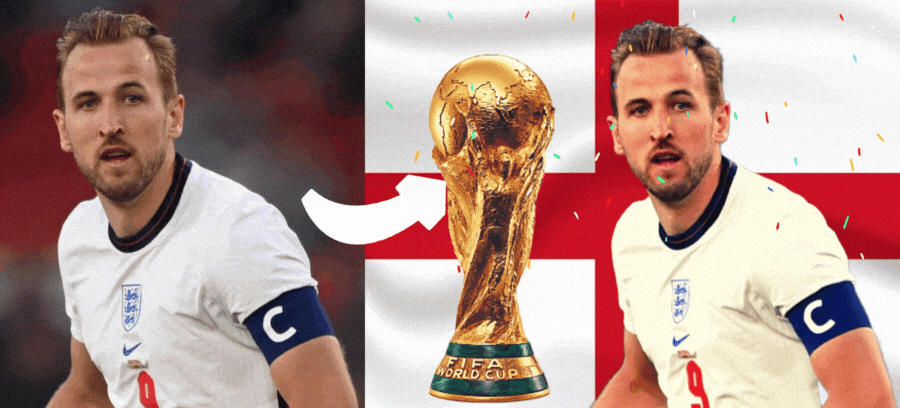 Put Yourself On The England Flag Of FIFA World Cup Qatar 2022!