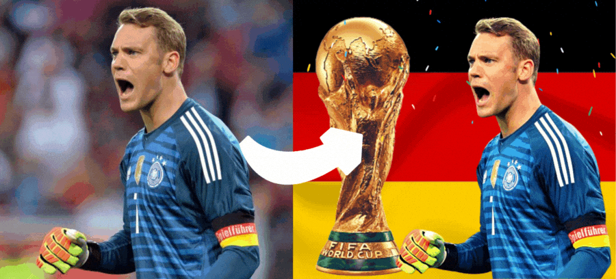 See Yourself On The German Flag Of FIFA World Cup Qatar 2022!