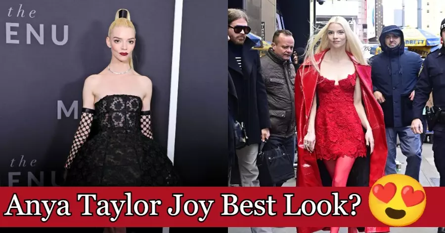 Which Anya Taylor Joy Look For The Press Tour Of Her New Movie "The Menu" Is Your Favorite?