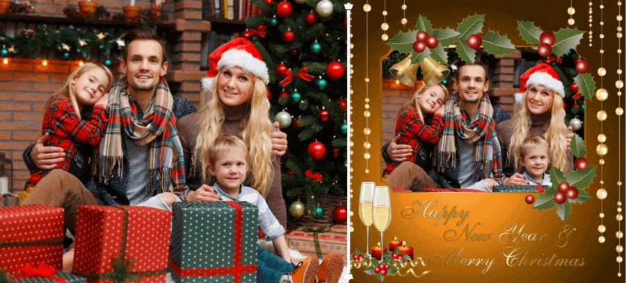 Remember This Christmas Forever With Your Gorgeous Family In This Photo Frame 💕