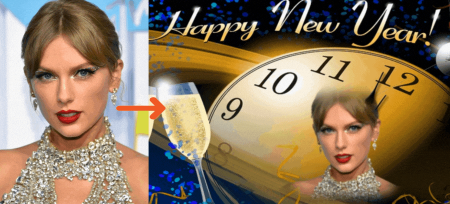 2023 Is Almost Here! Create Your Picture For New Year&rsquo;s Eve Next To The Clock