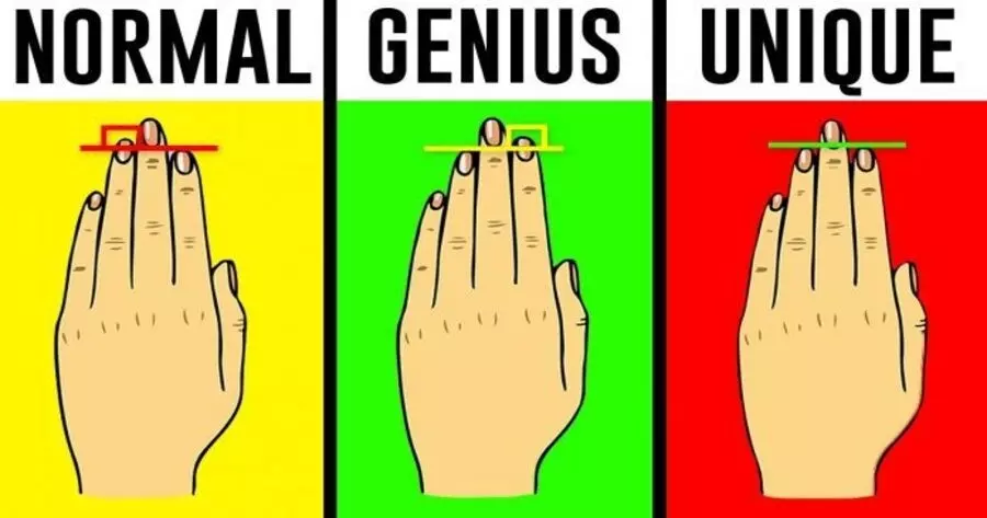 What The Length Of Your Fingers Says About You?