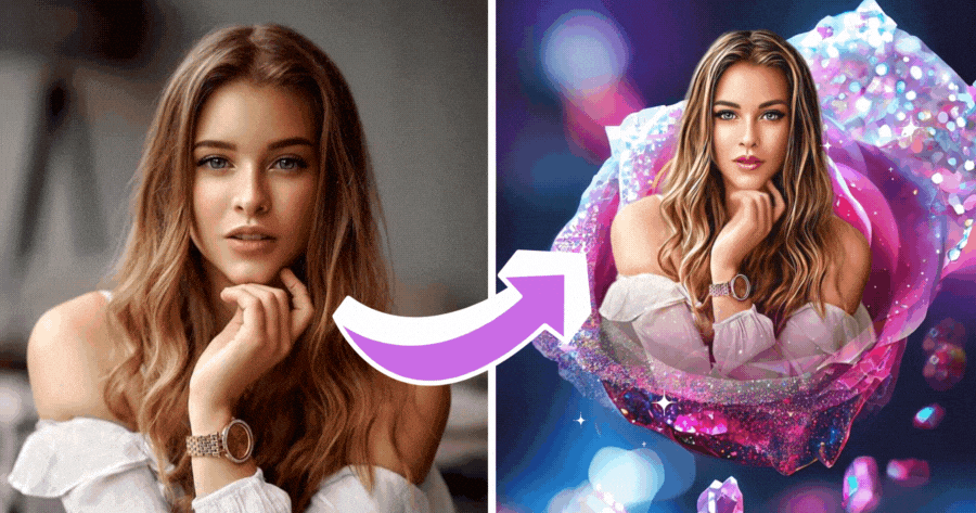 K&eacute;sz&iacute;tsen egy &uacute;j profilk&eacute;pet a gy&ouml;ny&ouml;rű vir&aacute;geffektussal 🌺