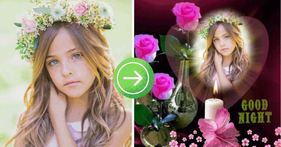 &Uacute;j var&aacute;zslatos vir&aacute;gos keret &ndash; Tegye szebb&eacute; a k&eacute;peit!