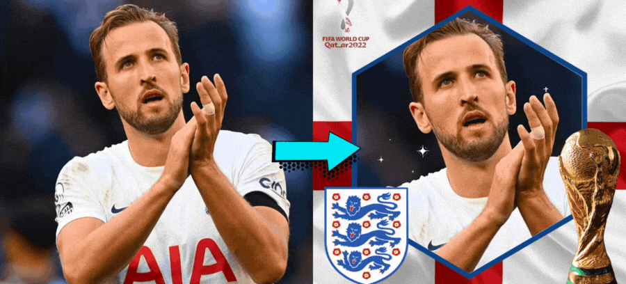 Create Your Avatar Supporting England As World Cup 2022 Champion 🏆