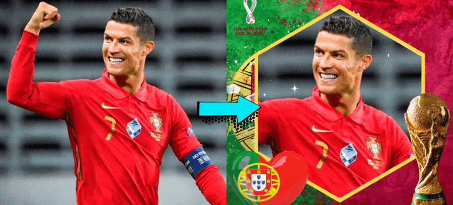 Create Your Avatar Supporting Portugal As World Cup 2022 Champion 🏆