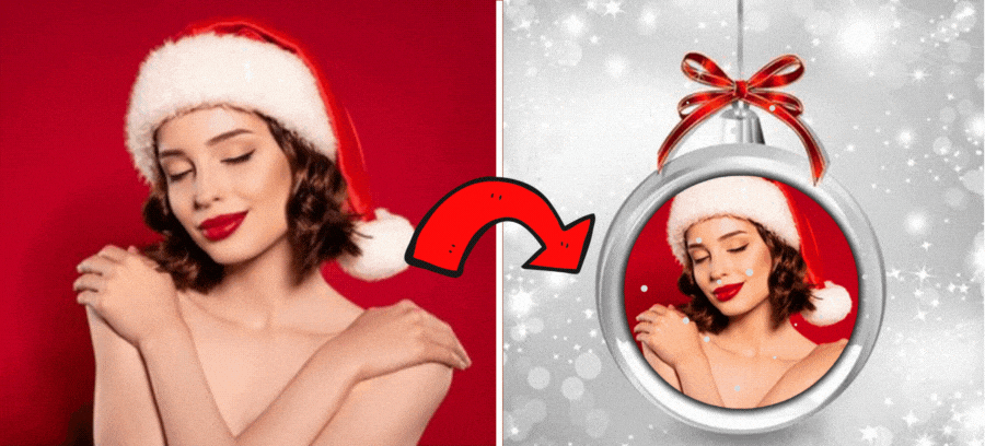 See Your Photo In This Christmas Ball