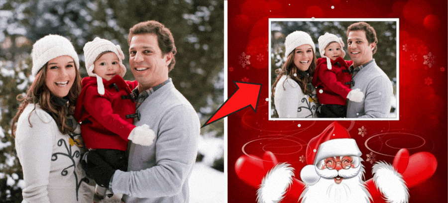 Come And Take A Family Portrait With Santa Claus