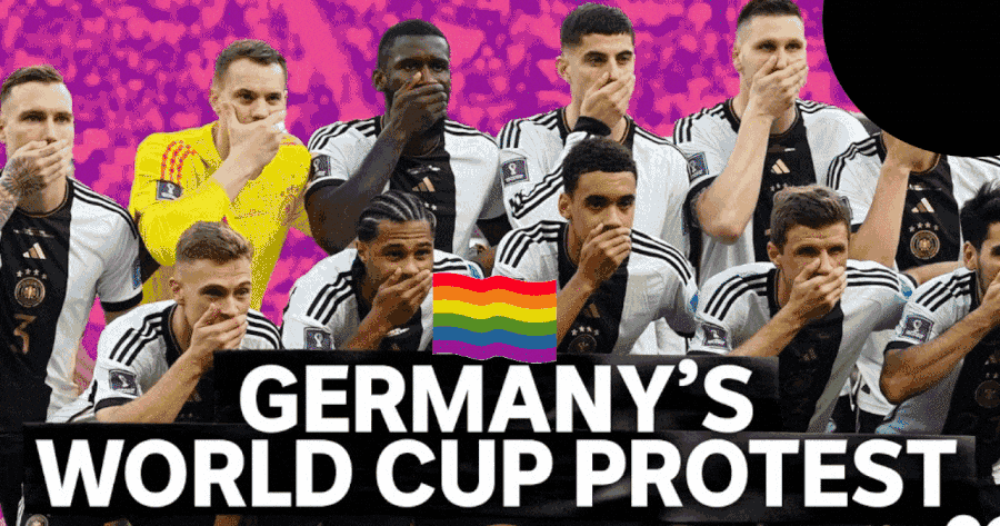 German People Supported 'LGBTQ' By Covering Their Mouth In World Cup