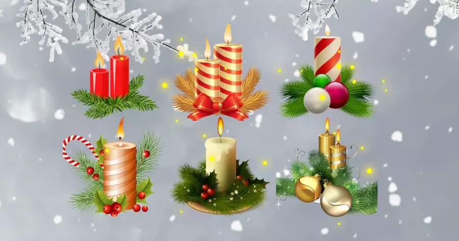 Escolha Uma Vela Aben&ccedil;oada De Natal Para Receber Uma Mensagem Especial!