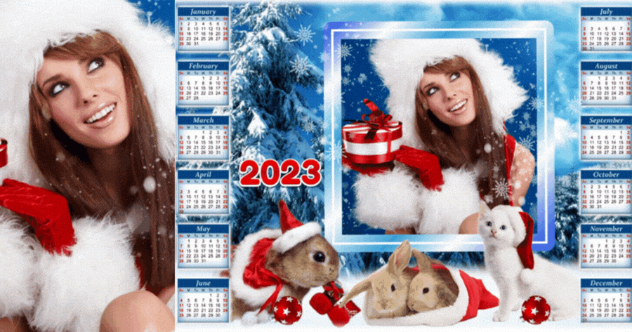 Создайте календарь на 2023 год бесплатно!