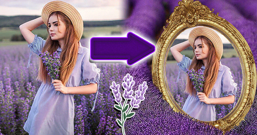 Create An Amazing Photo By Using This Mirror In The Lavender