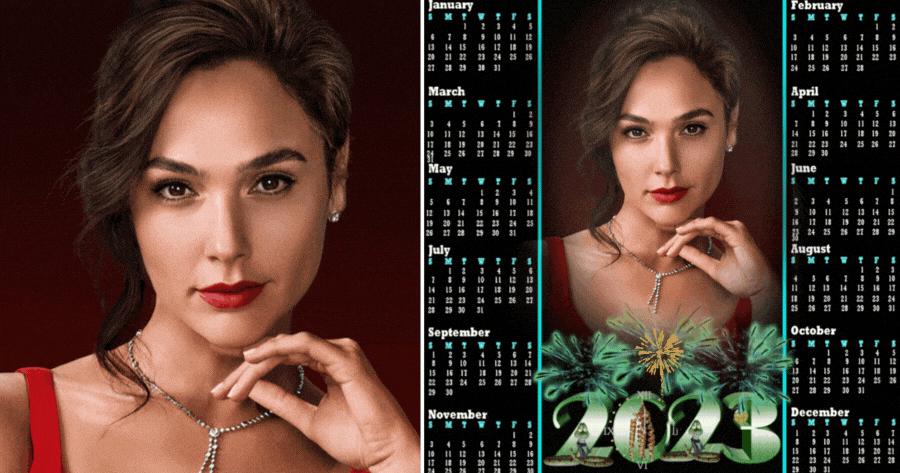 Calend&aacute;rio 2023 | Crie Com Sua Foto E Tenha Um Ano De Sorte!